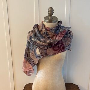 Elegant Super Soft Multicolor Patterned Scarf